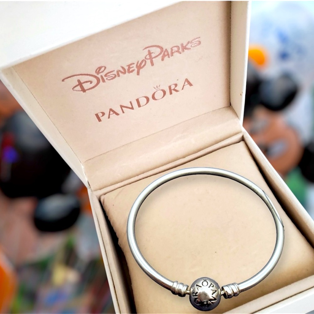 Authentic Pandora Bangle - Silver - image 1